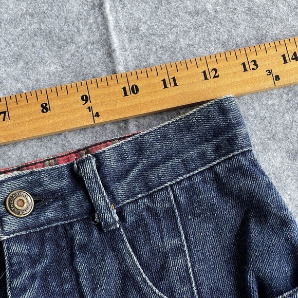 Vintage Great Plains Jean Skirt Juniors Size 5 Denim Mini Side Zippers Cotton - Picture 7 of 10